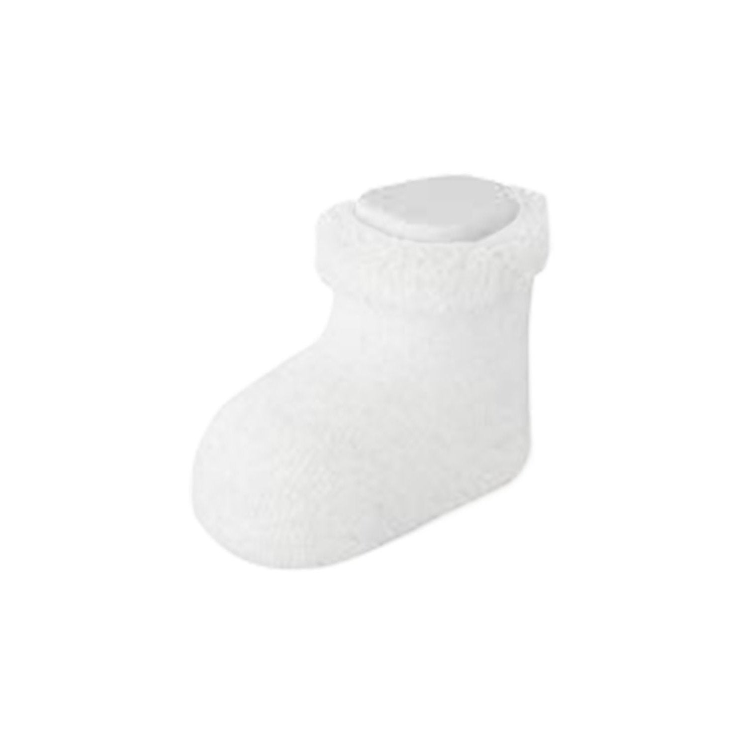 Carlomagno Baby Booties White-CARLOMAGNO-Little Giant Kidz