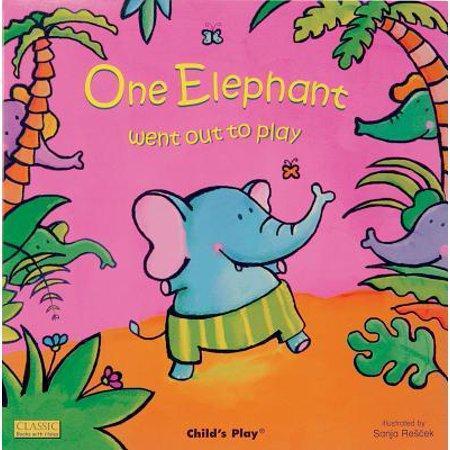 Child's Play One Elephant Went Out To Play (Classic Books With Holes Soft Cover)-CHILD'S PLAY-Little Giant Kidz