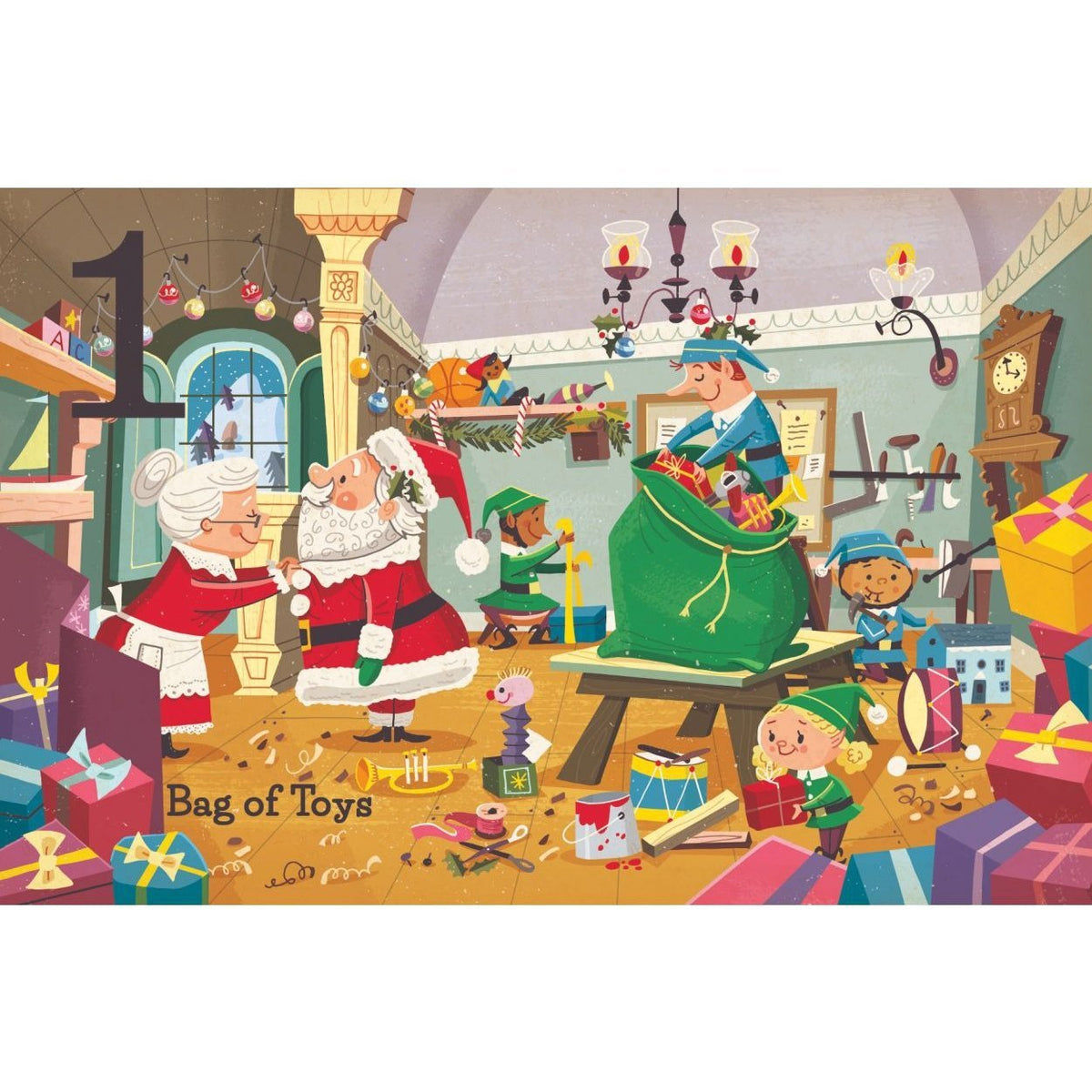 Christmas A Count & Find Primer (Board Book)-HACHETTE BOOK GROUP USA-Little Giant Kidz