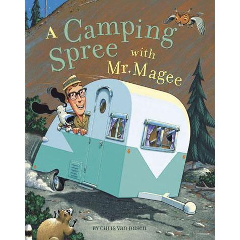 Chronicle Books: A Camping Spree with Mr. Magee (Hardcover)-CHRONICLE BOOKS-Little Giant Kidz