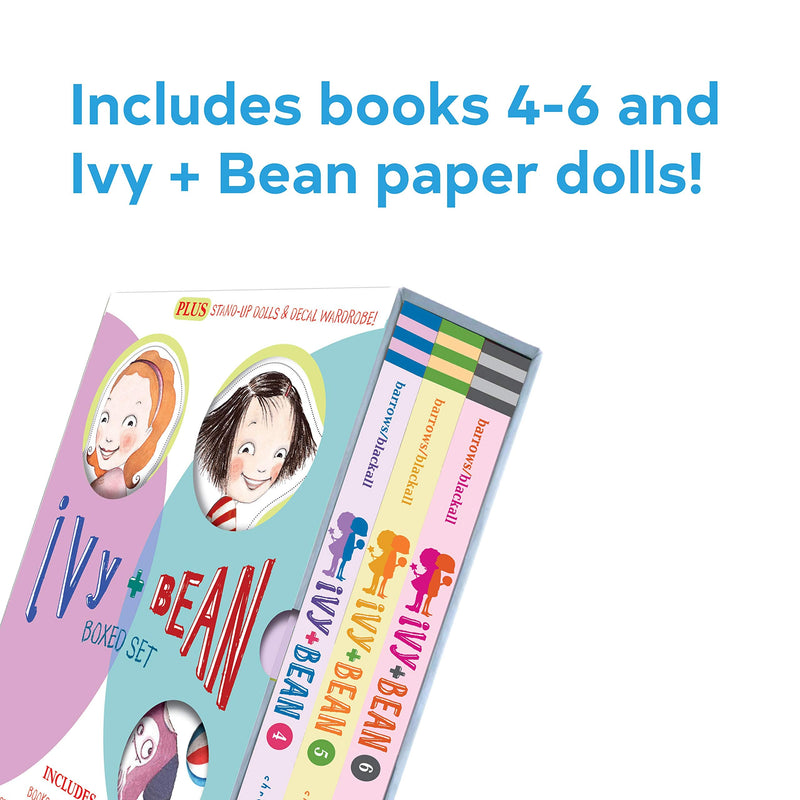 Chronicle Books: Ivy and Bean Boxed Set 2: Books 4+5+6 (Paperback Books)-CHRONICLE BOOKS-Little Giant Kidz