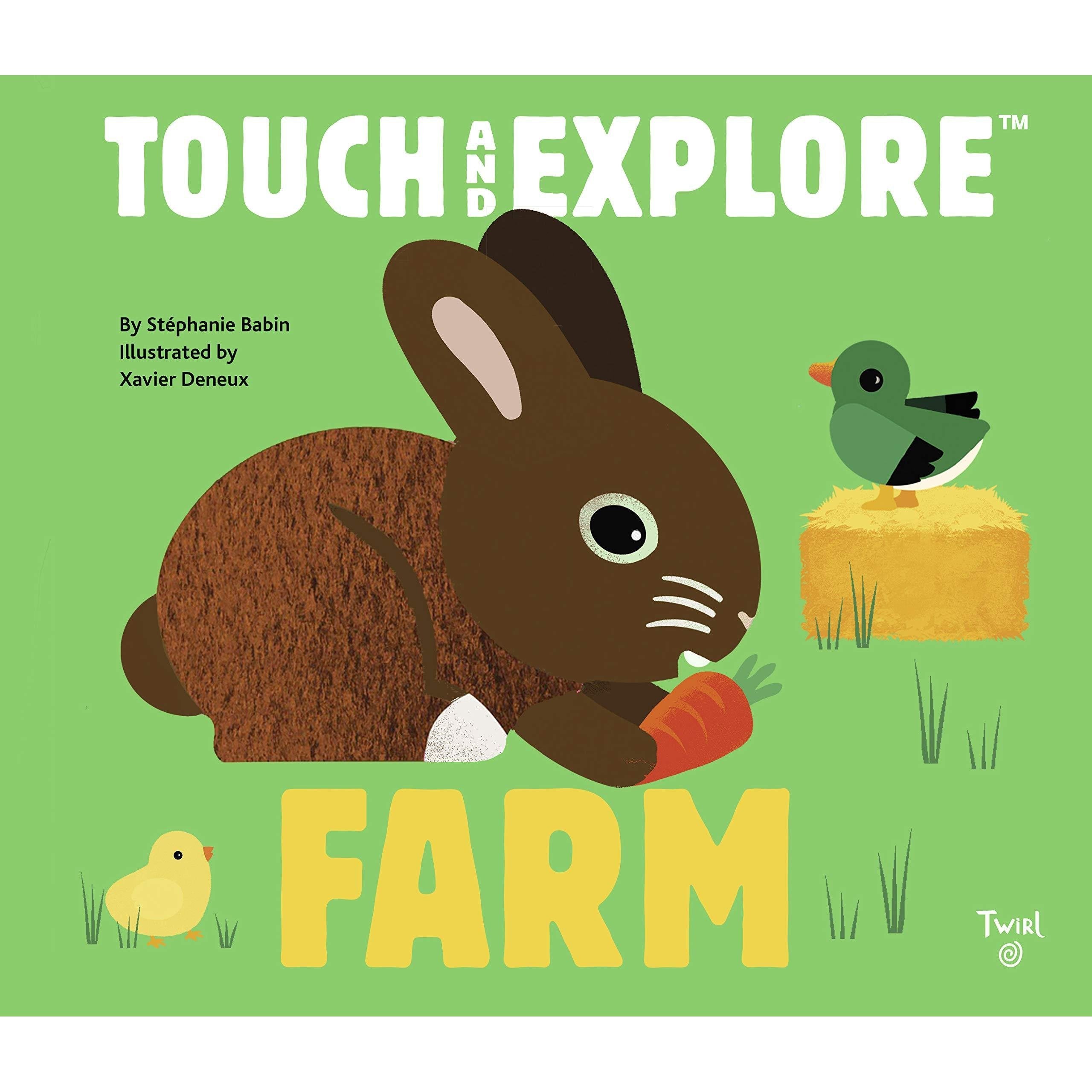 Chronicle Books: Touch and Explore: Farm (Board Book)-CHRONICLE BOOKS-Little Giant Kidz