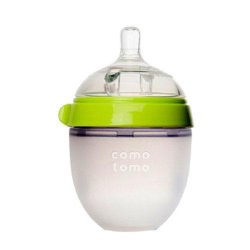 Comotomo™ 5oz Baby Bottle Green-COMO TOMO-Little Giant Kidz