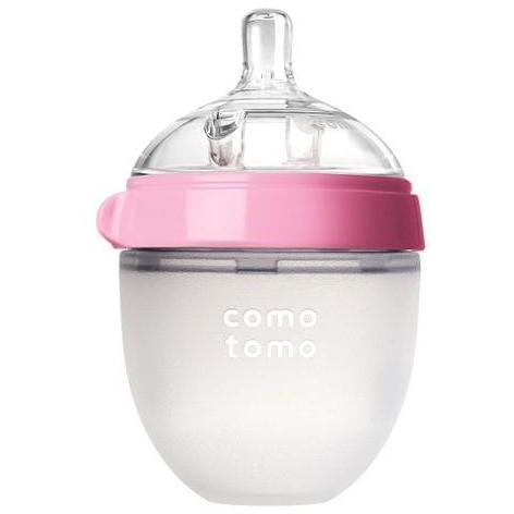 Comotomo™ 5oz Baby Bottle Pink-COMO TOMO-Little Giant Kidz