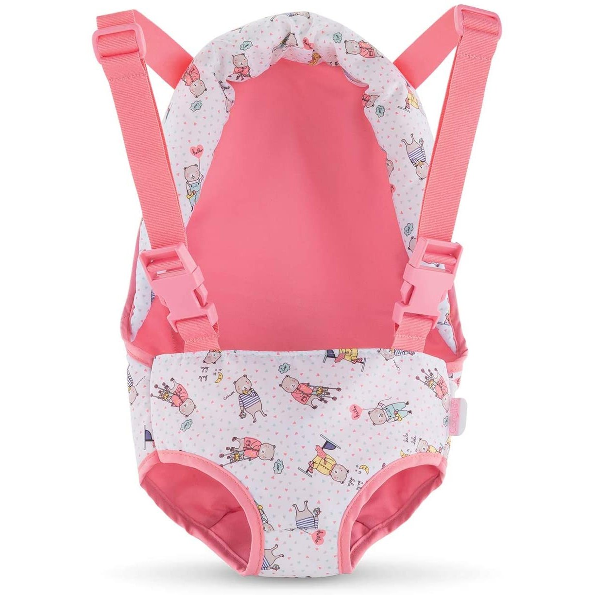 Corolle Mon Grand Poupon Baby Doll Sling for 14" & 17" Dolls - Pink/White-COROLLE-Little Giant Kidz