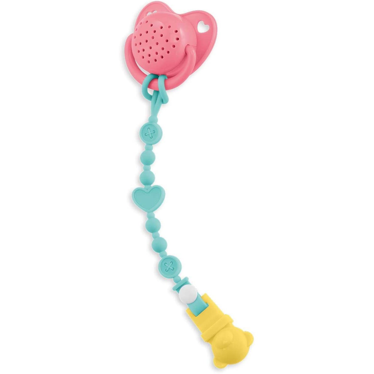 Corolle - Pacifier with 15 Sounds - For 14" Baby Dolls, Pink/Blue-COROLLE-Little Giant Kidz