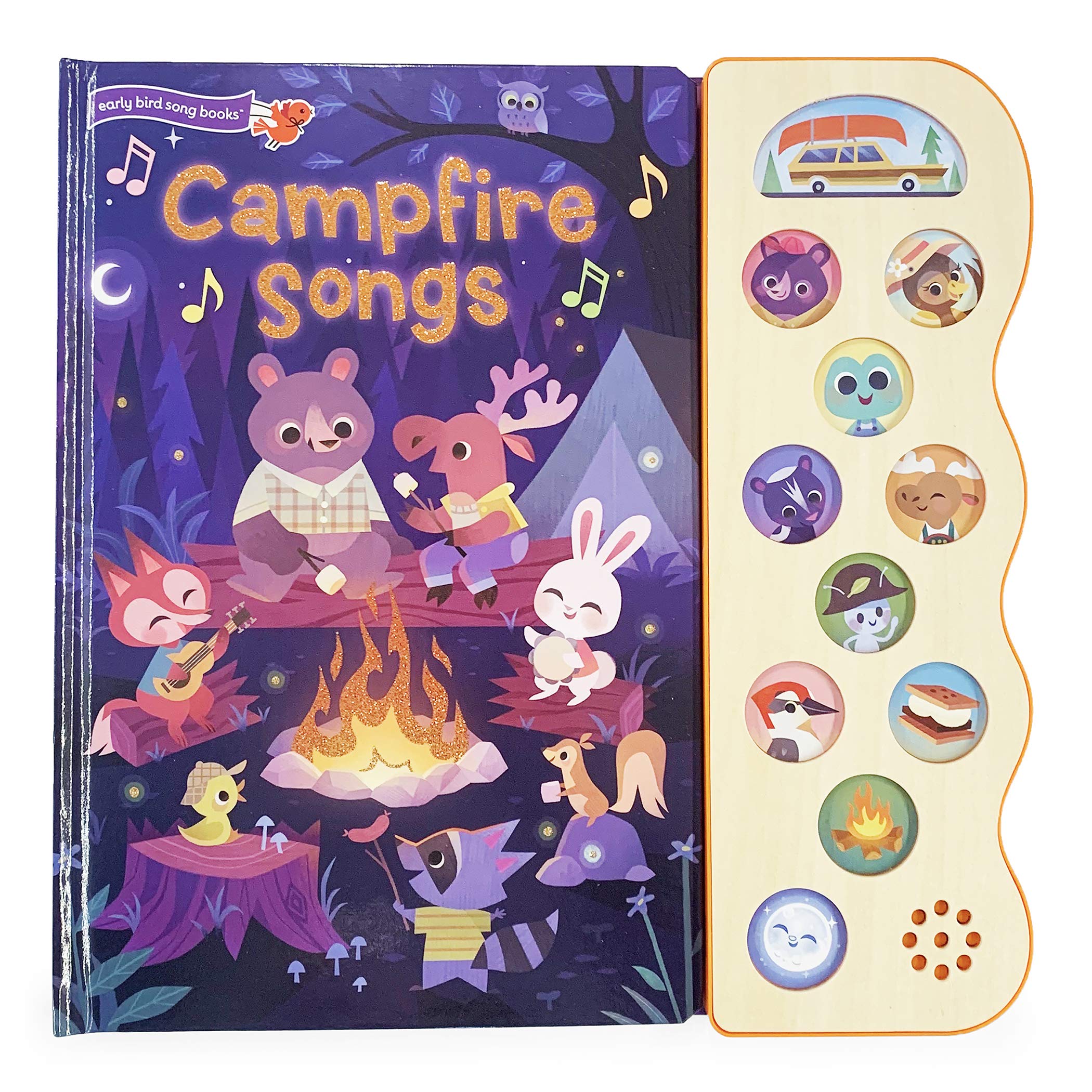 Cottage Door Press: Campfire Songs - 11 Button Sound Book-COTTAGE DOOR PRESS-Little Giant Kidz