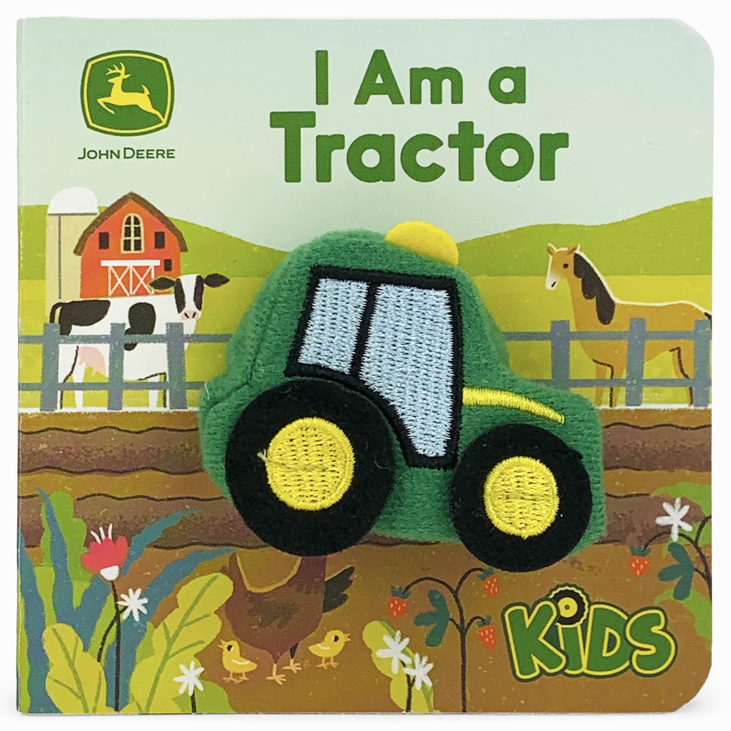 Cottage Door Press: I am a Tractor - Finger Puppet Board Book-COTTAGE DOOR PRESS-Little Giant Kidz