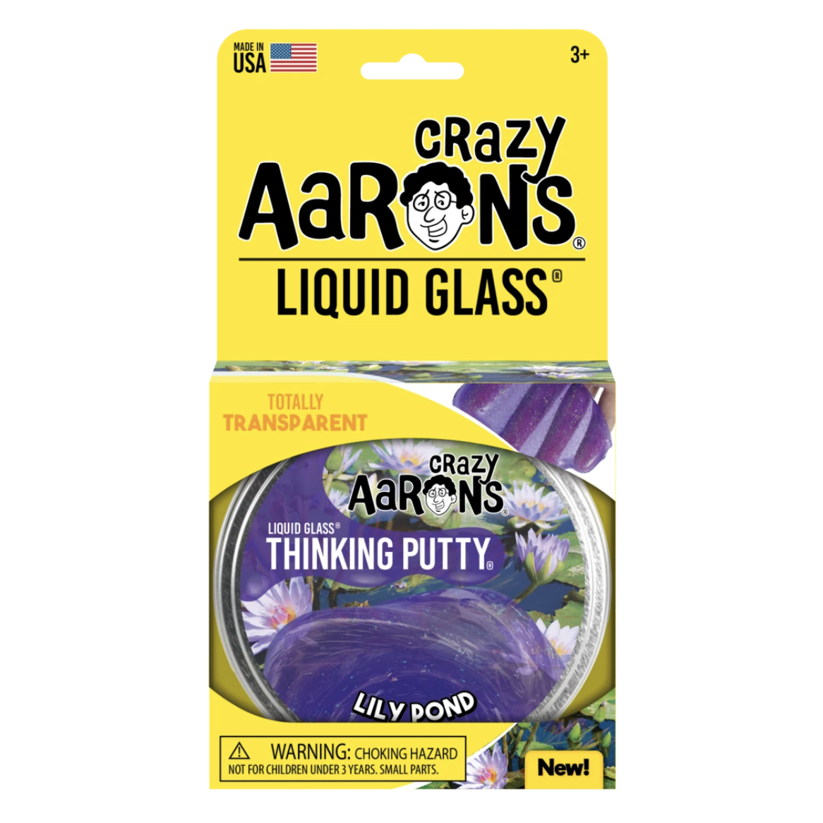 Crazy Aarons Liquid Glass Lily Pond Thinking Putty-CRAZY AARONS-Little Giant Kidz