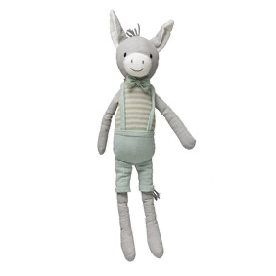 Creative Co-Op Cotton Knit Stuffed Boy Donkey-COOP-Little Giant Kidz