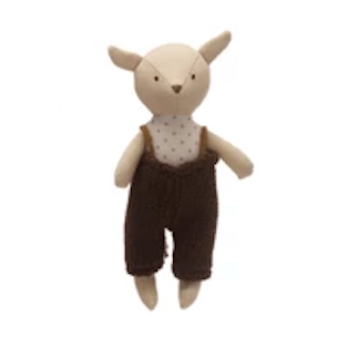 Creative Co-Op Cotton Linen Mini Animal - Assorted Styles-COOP-Little Giant Kidz