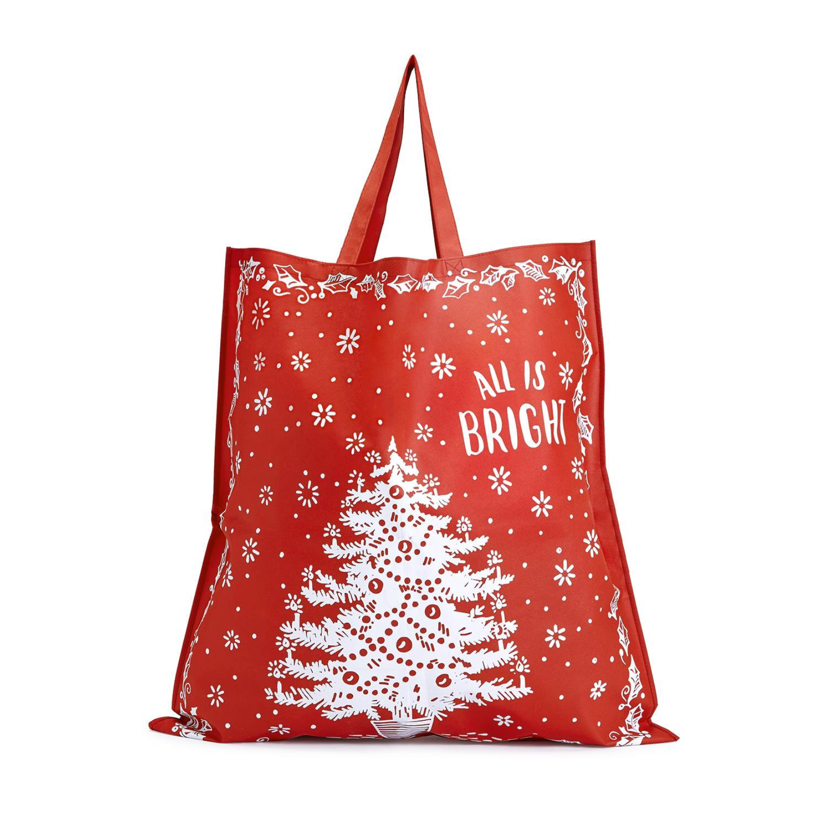 Cupcakes & Cartwheels "All is Bright: Oversized Christmas Tote-CUPCAKES & CARTWHEELS-Little Giant Kidz