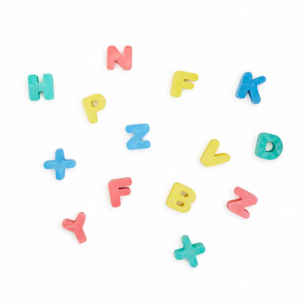 Cupcakes & Cartwheels Alphabet Letter Chalk in Storage Bucket - 36 Pieces-CUPCAKES & CARTWHEELS-Little Giant Kidz