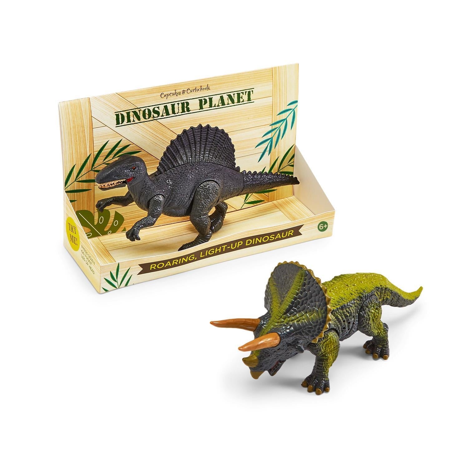 Cupcakes & Cartwheels Dinosaur Planet - Roaring, Light-Up Dinosaur-CUPCAKES & CARTWHEELS-Little Giant Kidz