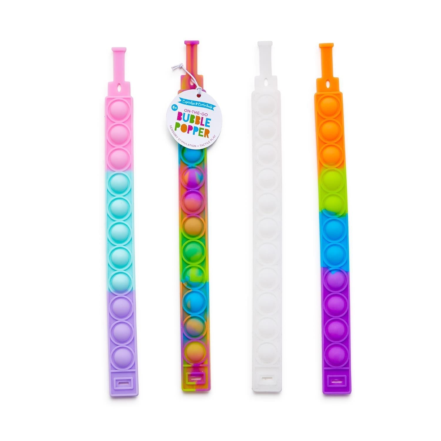 Cupcakes & Cartwheels On-the-Go Bubble Popper - Attach to a Backpack & Go!-CUPCAKES & CARTWHEELS-Little Giant Kidz