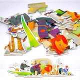 DJECO 36 Piece Giant Floor Jigsaw Puzzle - Animal Parade-DJECO-Little Giant Kidz