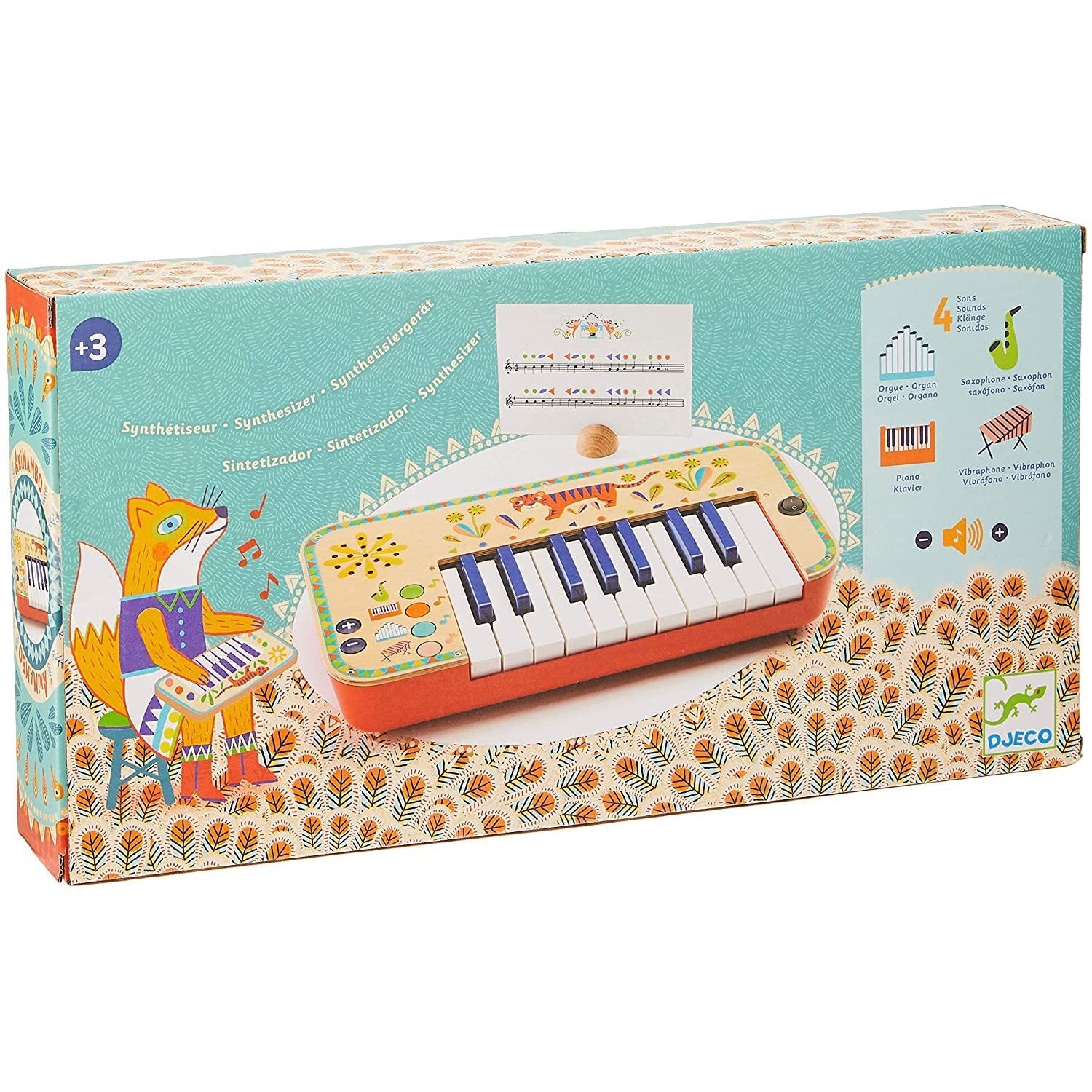 Djeco Animambo 18-Key Electronic Piano