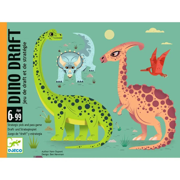 DJECO Card Game - Dino Draft-DJECO-Little Giant Kidz