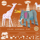 DJECO DIY Color, Assemble, Play - Savannah-DJECO-Little Giant Kidz