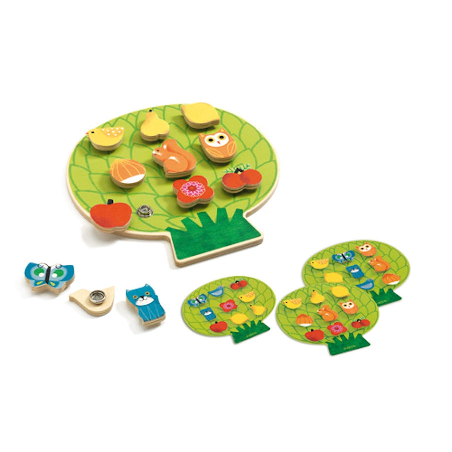 DJECO Early Learning Clipaclip Wooden Game-DJECO-Little Giant Kidz