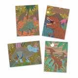 DJECO Petit Gifts Scratch Cards - Dinosaurs-DJECO-Little Giant Kidz