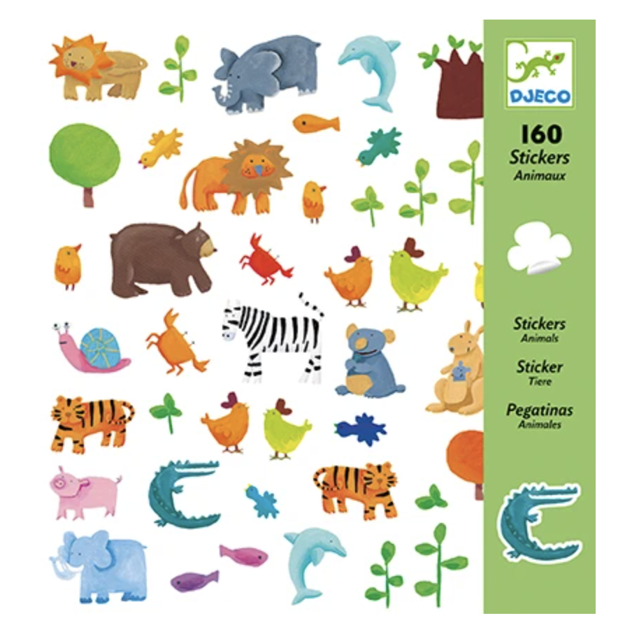 DJECO Petit Gifts Stickers - Animals-DJECO-Little Giant Kidz
