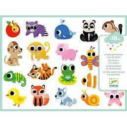 DJECO Petit Gifts Stickers - Baby Animals-DJECO-Little Giant Kidz