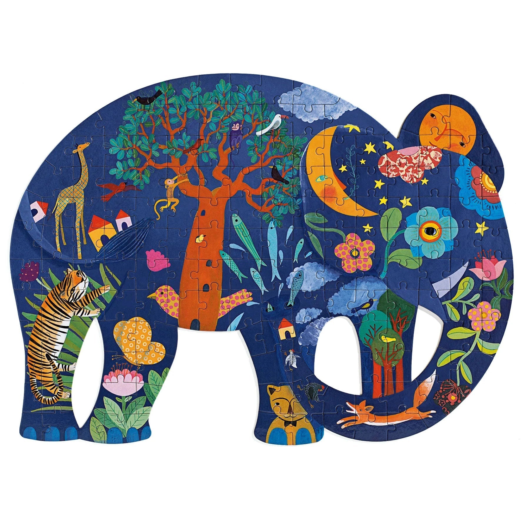 DJECO Puzzle Art - Elephant (150 Pieces)-DJECO-Little Giant Kidz