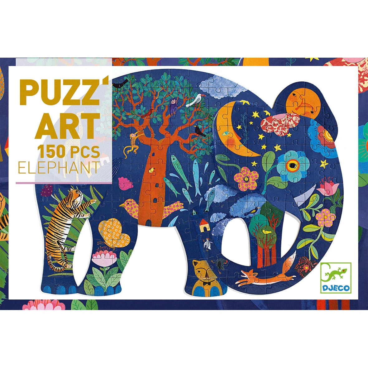 DJECO Puzzle Art - Elephant (150 Pieces)-DJECO-Little Giant Kidz