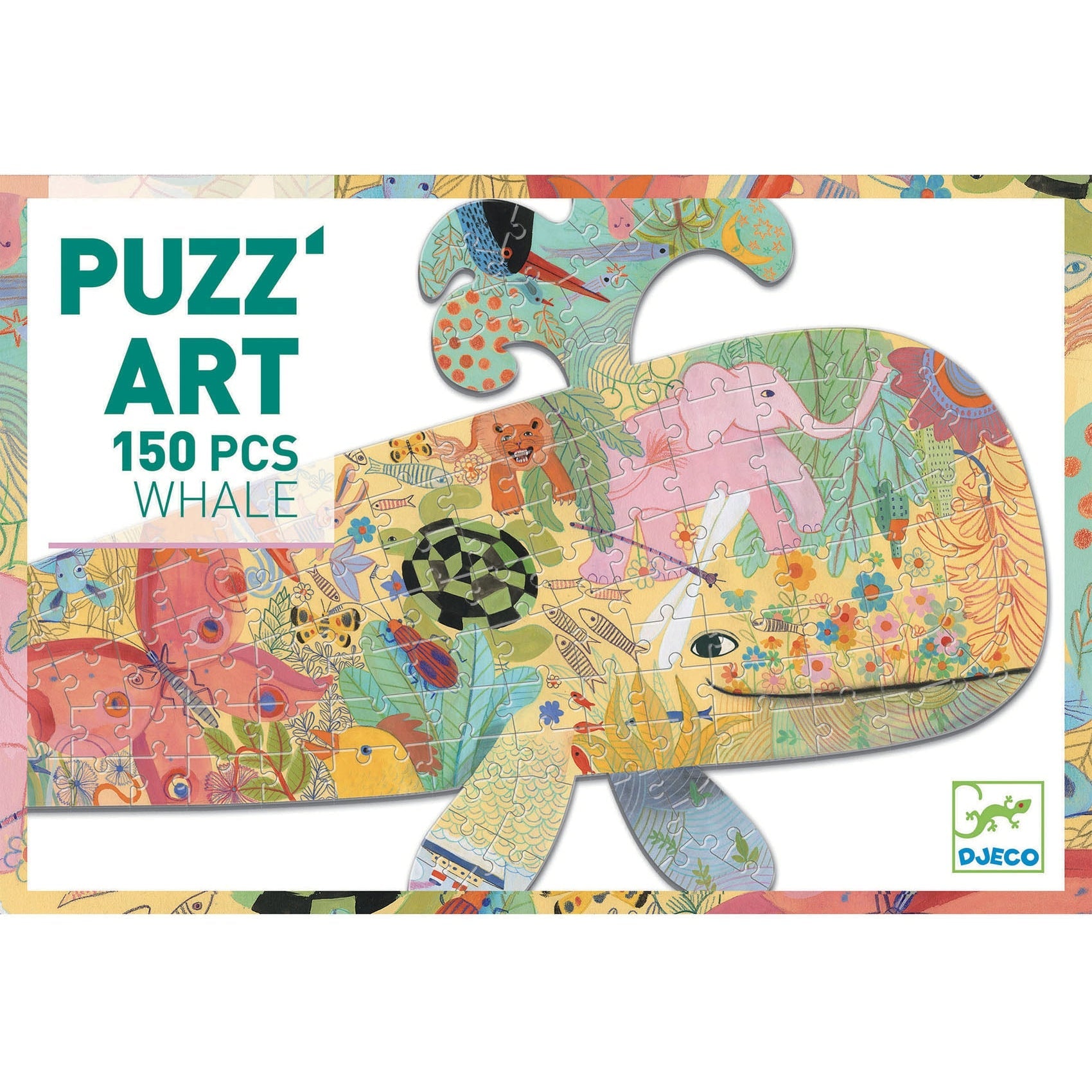DJECO Puzzle Art - Whale (150 Pieces)-DJECO-Little Giant Kidz