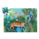 DJECO Silhouette Puzzle - The Tiger's Walk (24 Pieces)-DJECO-Little Giant Kidz