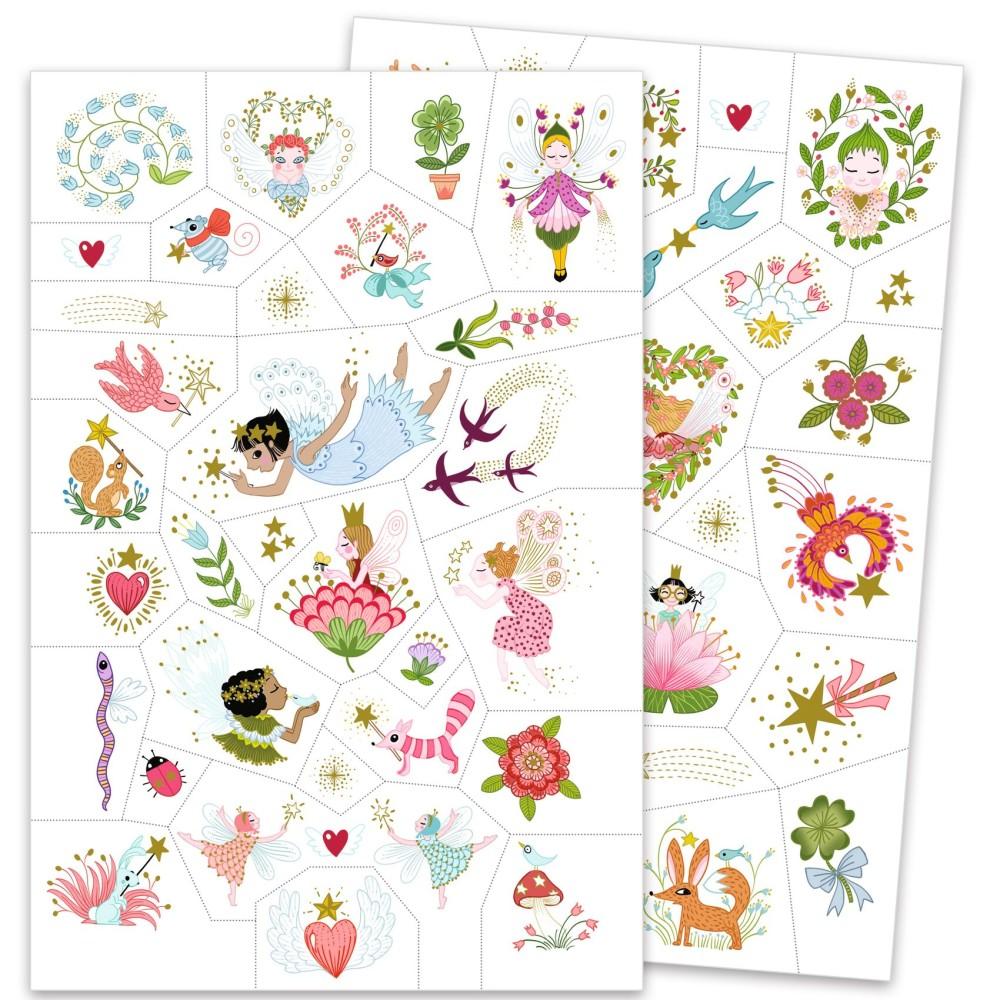 DJECO Tattoos Fairy Friends-DJECO-Little Giant Kidz