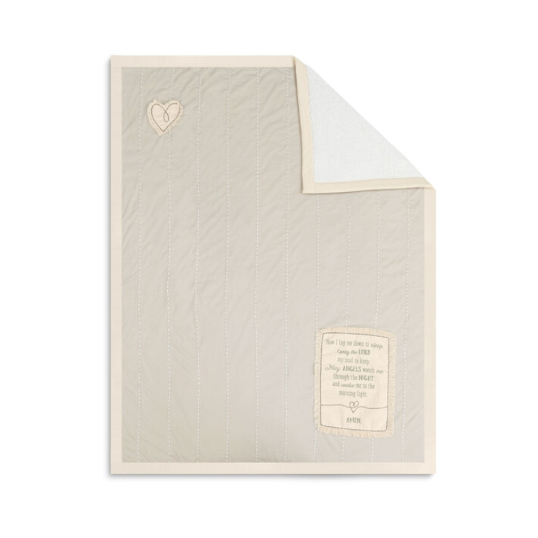 Demdaco Blanket - Goodnight Prayer (Neutral)-DEMDACO-Little Giant Kidz