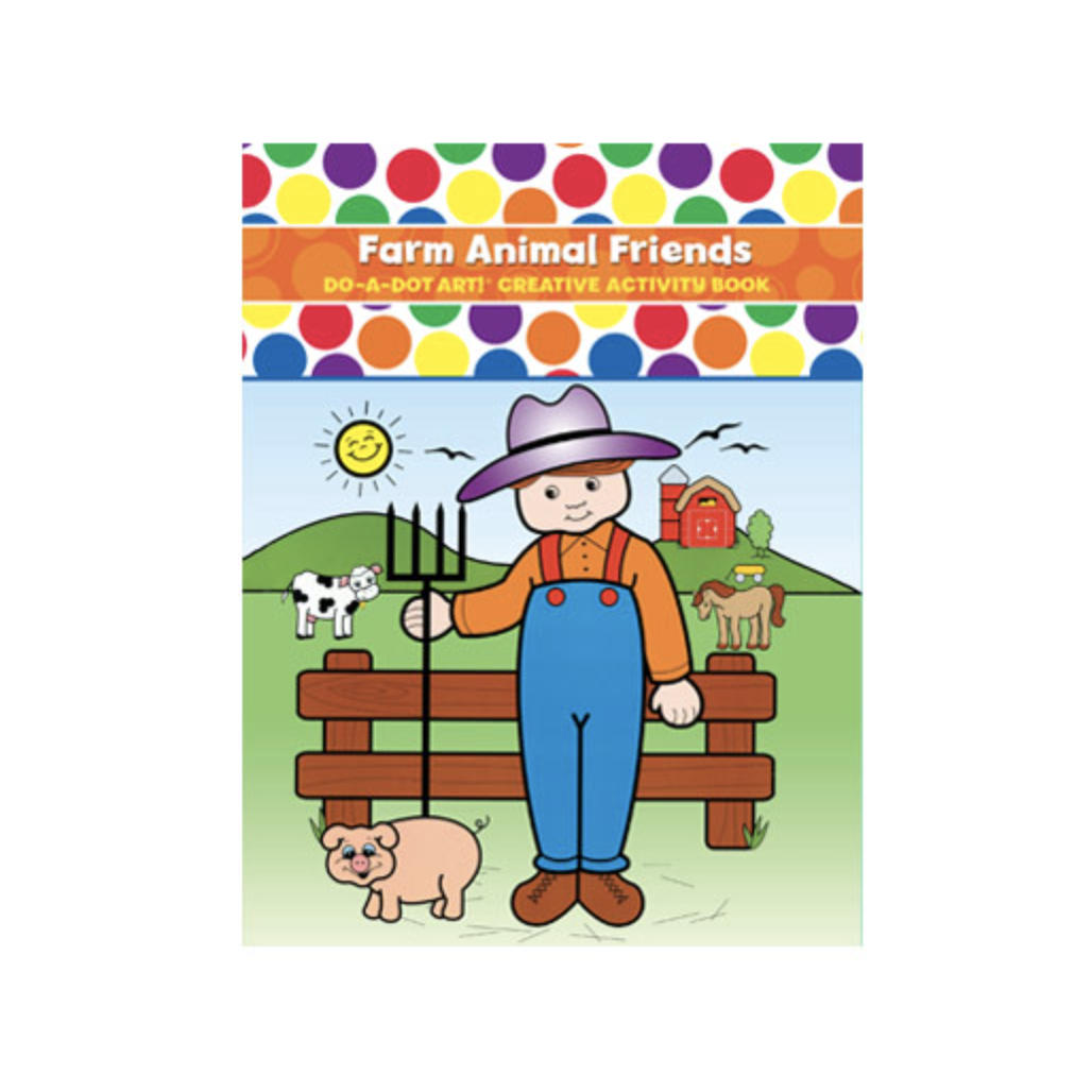 Do-A-Dot Art Creative Activity Book - Farm Animal Friends-Do-A-Dot Art-Little Giant Kidz
