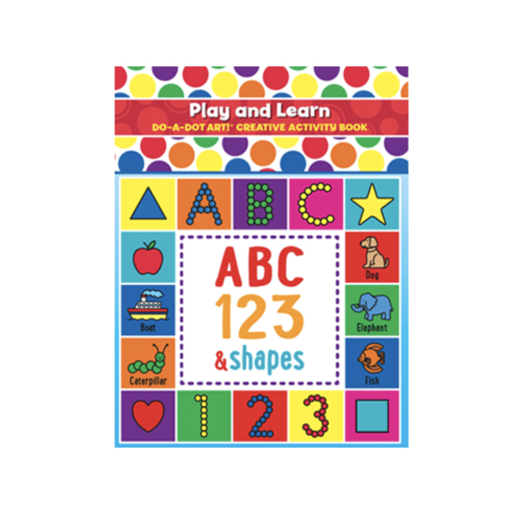 Do-A-Dot Art Creative Activity Book - Play & Learn - ABC, 123 & Shapes-Do-A-Dot Art-Little Giant Kidz