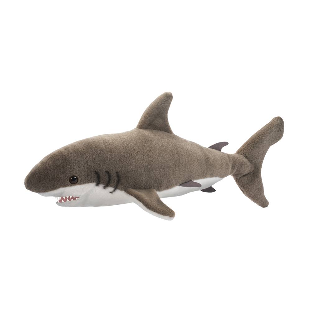 Douglas Cuddle Toys Fin Great White Shark - 22"-DOUGLAS-Little Giant Kidz