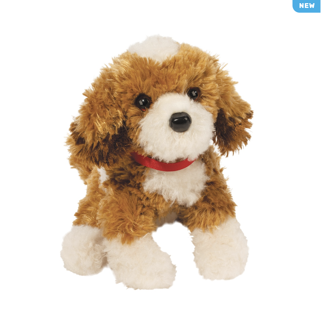 Douglas Cuddle Toys Holiday Buttercup Doodle Pup, Small - 8" Long-DOUGLAS-Little Giant Kidz