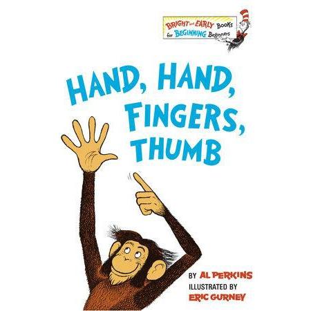 Dr. Seuss Bright & Early Beginners: Dr. Seuss's Hand, Hand, Fingers, Thumb (Hardcover Book)-PENGUIN RANDOM HOUSE-Little Giant Kidz