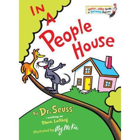 Dr. Seuss Bright & Early Beginners: In a People House (Hardcover Book)-PENGUIN RANDOM HOUSE-Little Giant Kidz