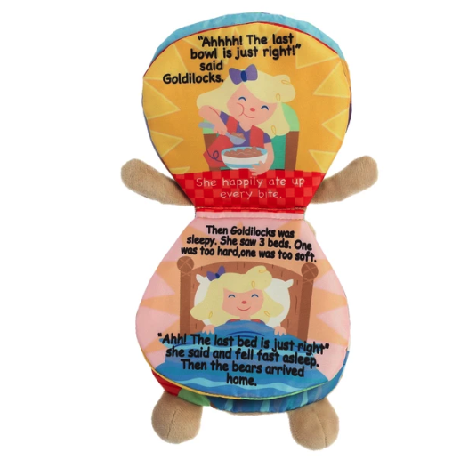 Ebba Soft Book 9" Story Pals - Goldilocks & the 3 Bears-EBBA-Little Giant Kidz