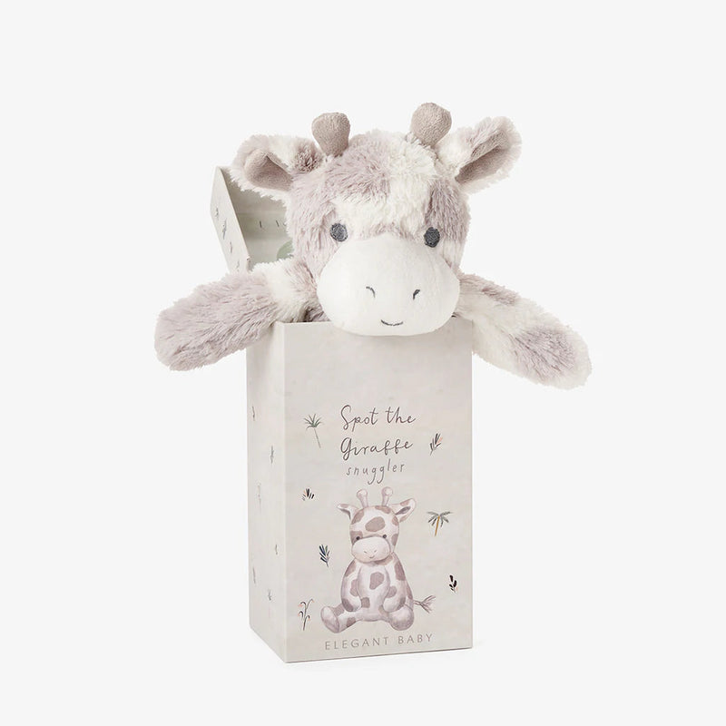 Elegant Baby Giraffe Snuggler Plush Security Blanket - Boxed-ELEGANT BABY-Little Giant Kidz