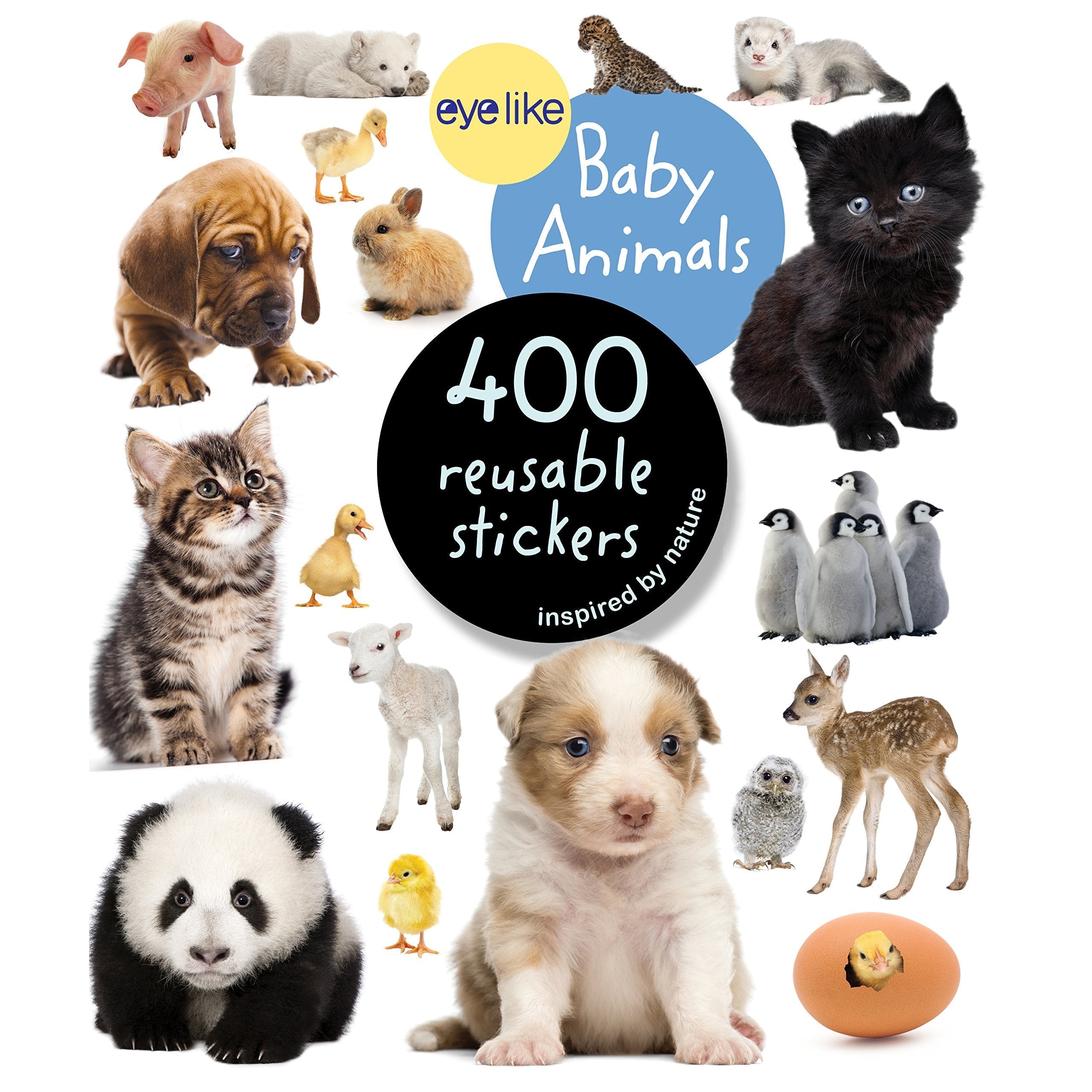 Eyelike Stickers: Baby Animals (Paperback Book)-HACHETTE BOOK GROUP USA-Little Giant Kidz
