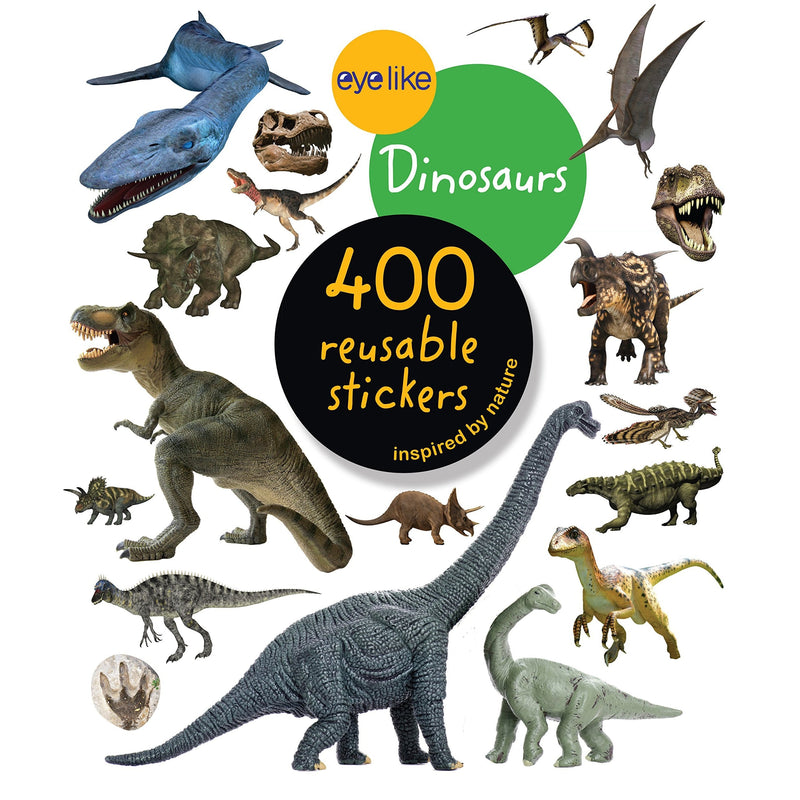 Eyelike Stickers: Dinosaurs (Paperback Book)-HACHETTE BOOK GROUP USA-Little Giant Kidz