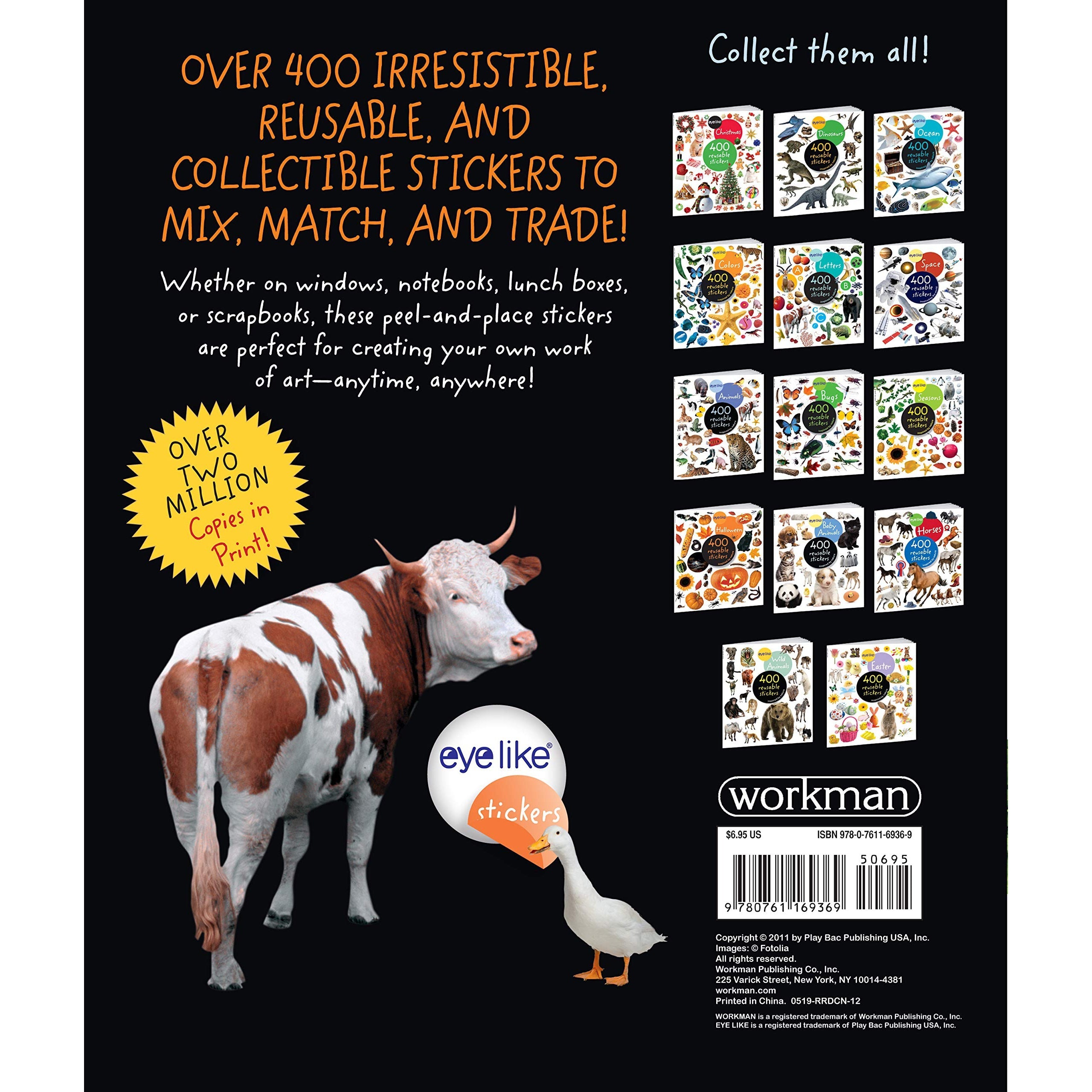 Eyelike Stickers: On the Farm (Paperback Book)-HACHETTE BOOK GROUP USA-Little Giant Kidz