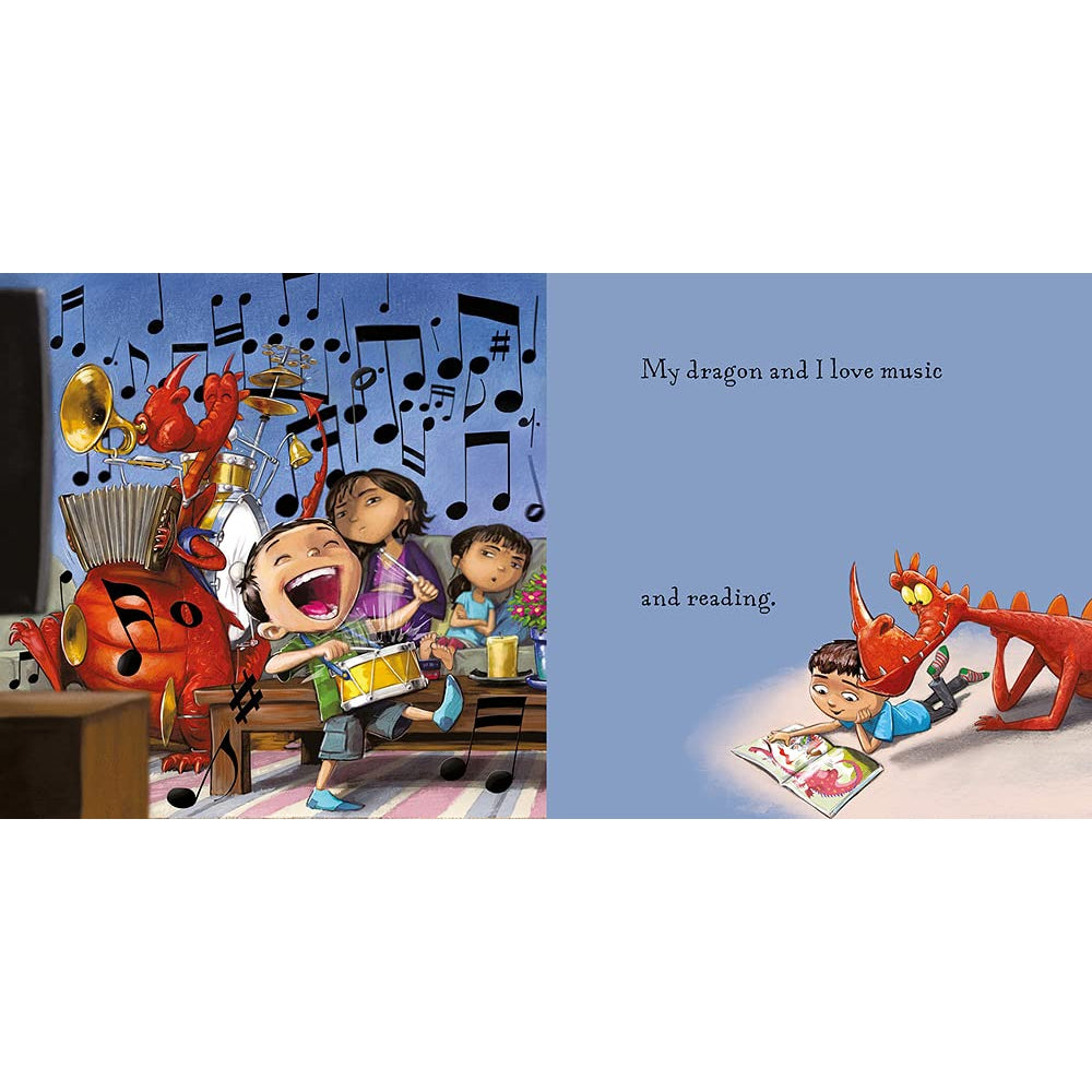 Flash Light Press: I Love My Dragon (When a Dragon Moves In) (Board Book)-Independent Publishers Group-Little Giant Kidz