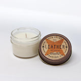 Four Point's Trading Company Leather Soy Candle-FOUR POINTS TRADING COMPANY-Little Giant Kidz