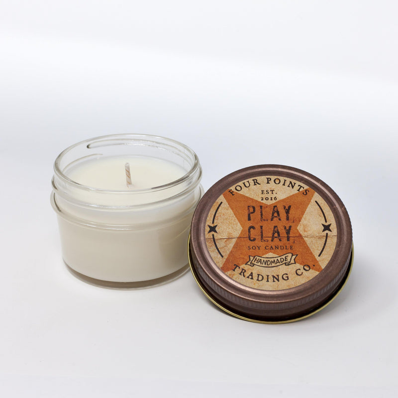 Four Point's Trading Company Play Clay Soy Candle-FOUR POINTS TRADING COMPANY-Little Giant Kidz