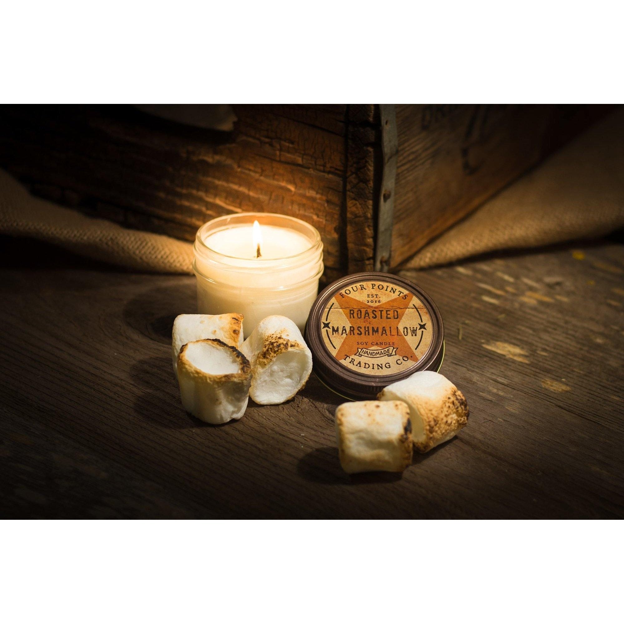 Four Point's Trading Company Roasted Marshmallow Soy Candle-FOUR POINTS TRADING COMPANY-Little Giant Kidz