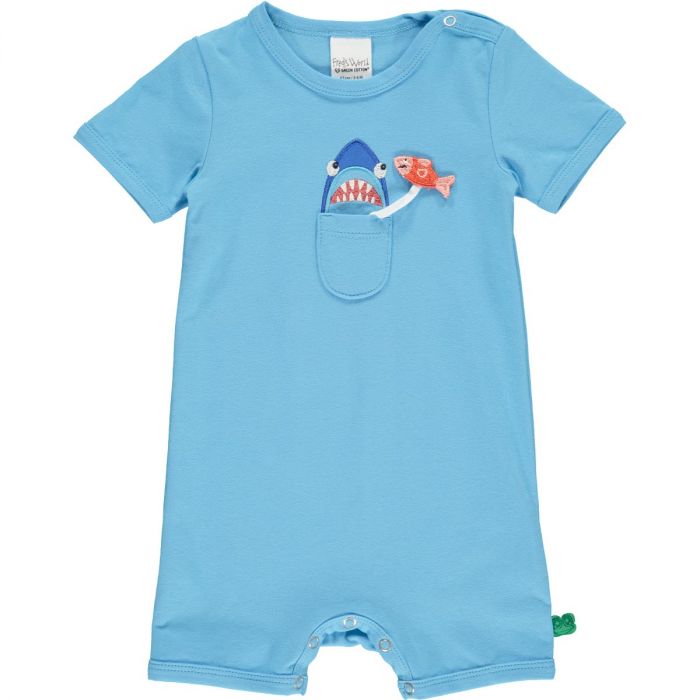 Fred's World Pirate Romper - Bunny Blue-Fred's World-Little Giant Kidz