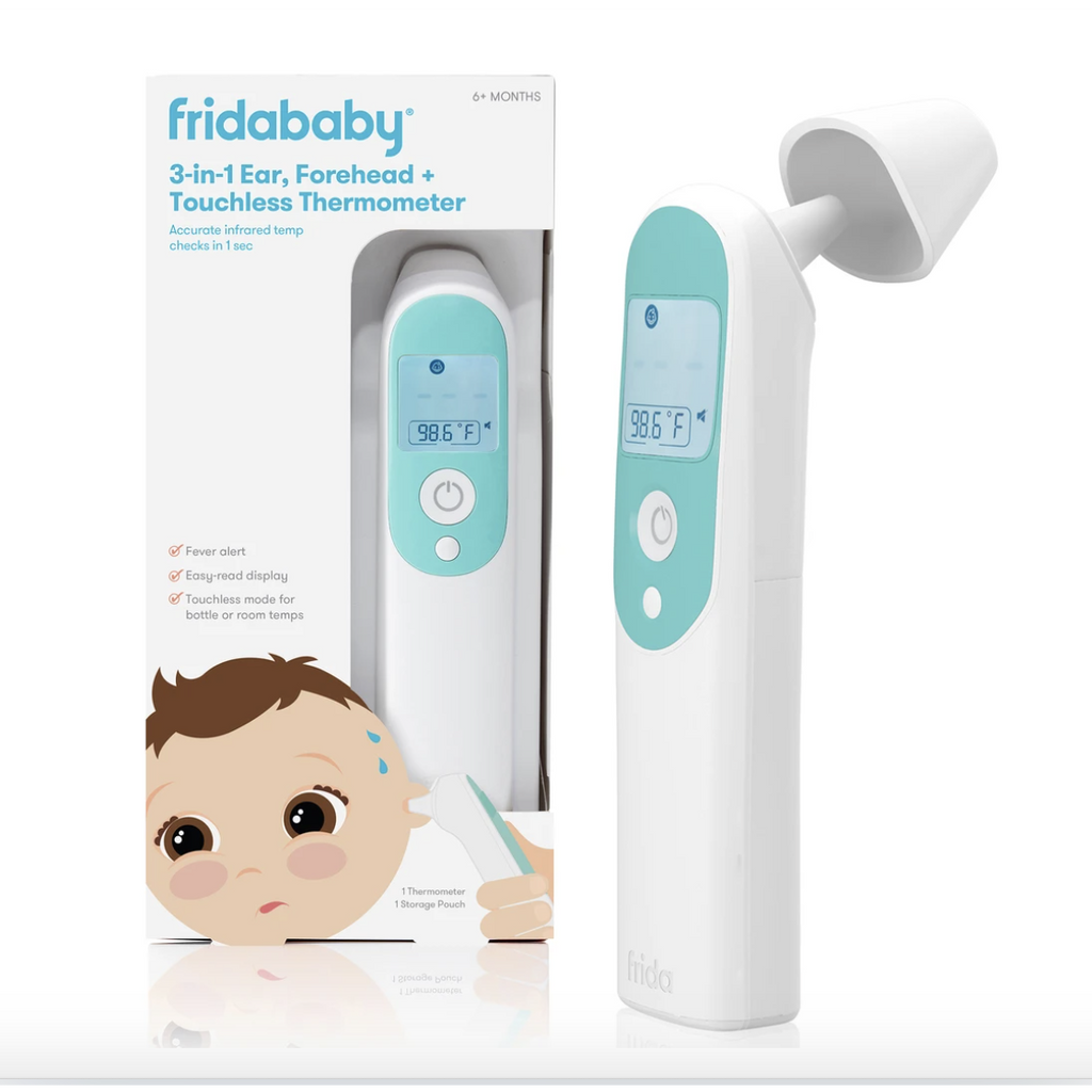 FridaBaby 3-in-1 Ear, Forehead + Touchless Infrared Thermometer